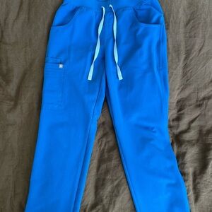 Figs Royal Blue Kade Cargo scrub pant
